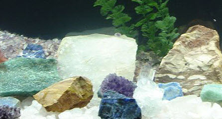 Crystals and Minerals Safe in the Aquarium