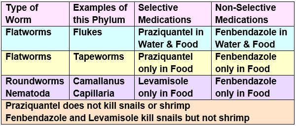 Treatments for Worms