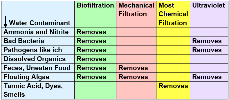 Filtration Options
